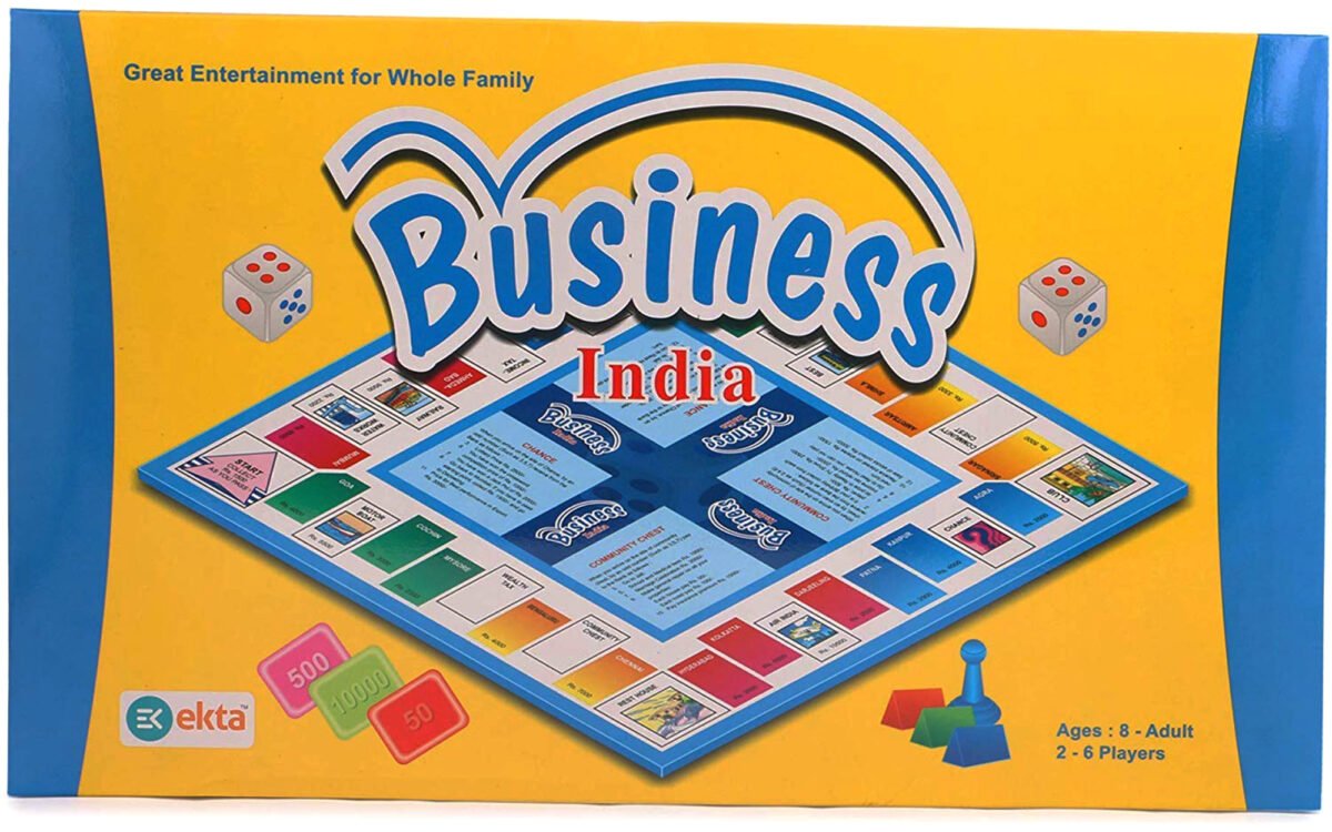 EKTA Business India – Kids Business Game | Educational Board Game for Financial Literacy | Family Fun for 2-6 Players | Ages 8+
