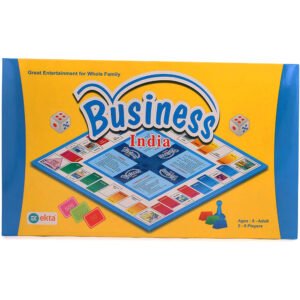 EKTA Business India – Kids Business Game | Educational Board Game for Financial Literacy | Family Fun for 2-6 Players | Ages 8+
